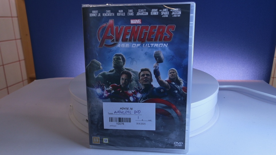 Avengers: Age of Ultron DVD uusi