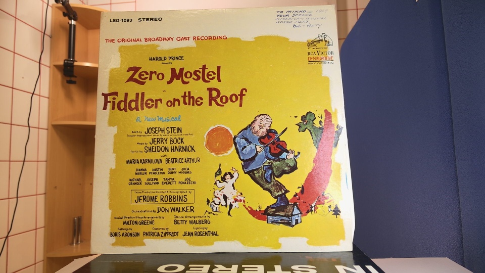 Zero Mostel – Fiddler on the roof LP