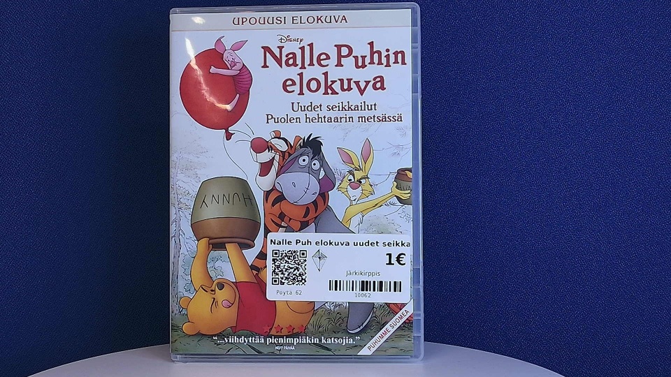 Nalle Puhin uudet seikkailut puolen hehtaarin metsässä DVD