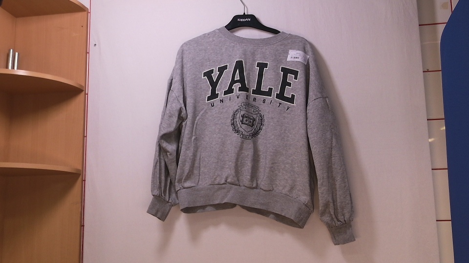 Yale -collegepaita KOKO S