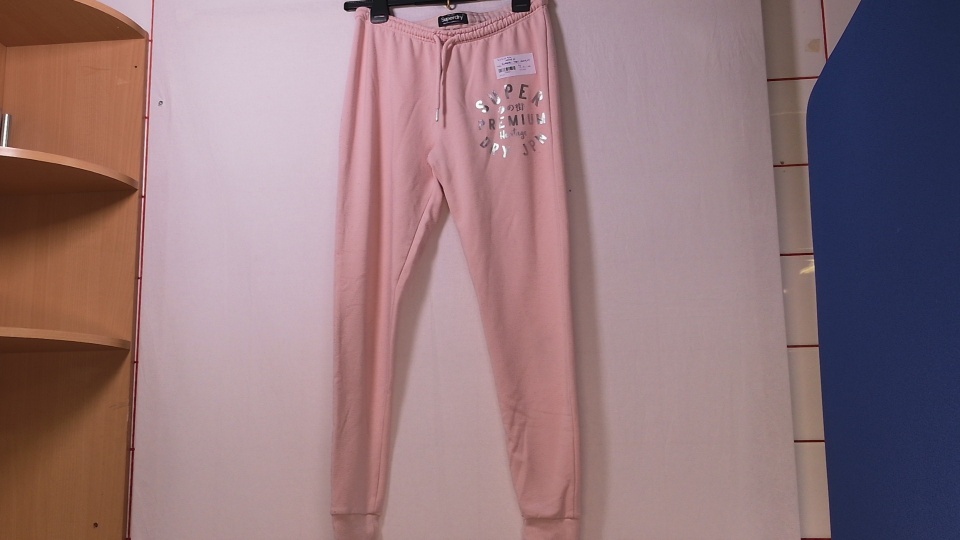 Vaaleanpunaiset Superdry-housut KOKO 36