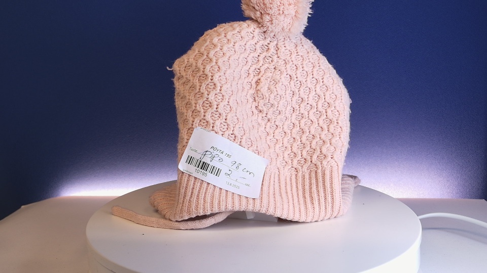 Vaaleanpunainen pipo 98 cm