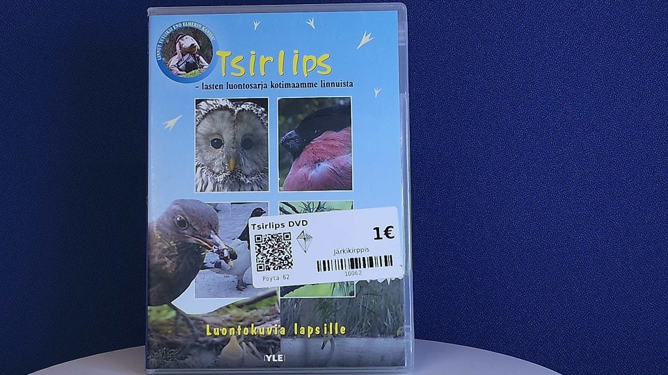 Tsirlips lasten luontosarja kotimaamme linnuista DVD