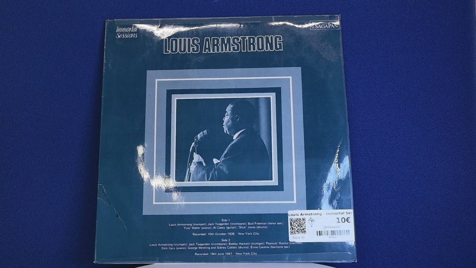 Louis Armstrong - Immortal Sessions LP