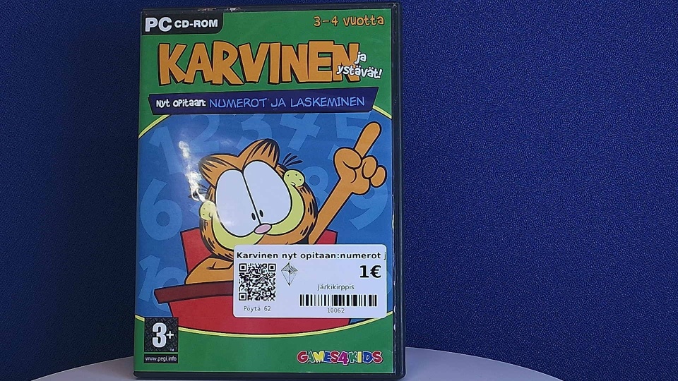 Karvinen nyt opitaan:numerot ja laskeminen PC CD-ROM