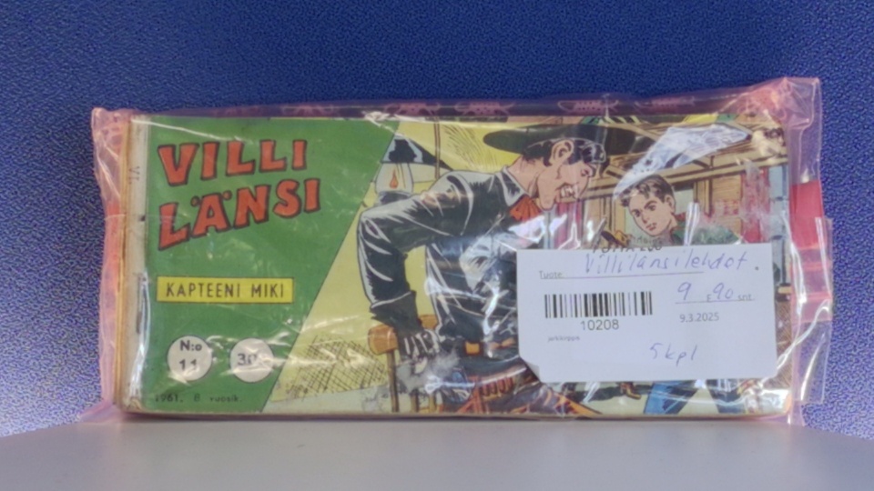 Villi Länsi Kapteeni Miki lehti