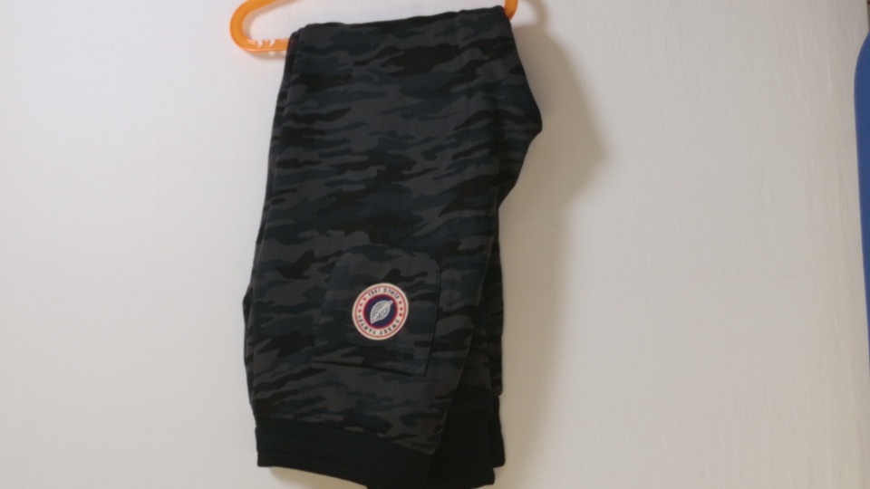 Sweat Pants Mustat maastokuvioiset collegehousut, koko L Loose