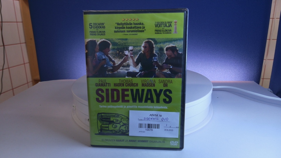 Sideways DVD uusi