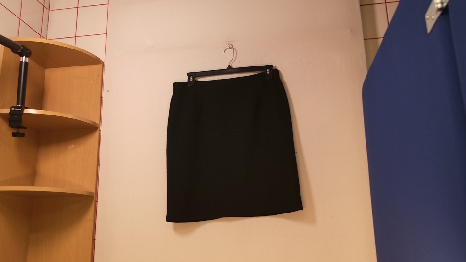 Musta kapea hame koko L