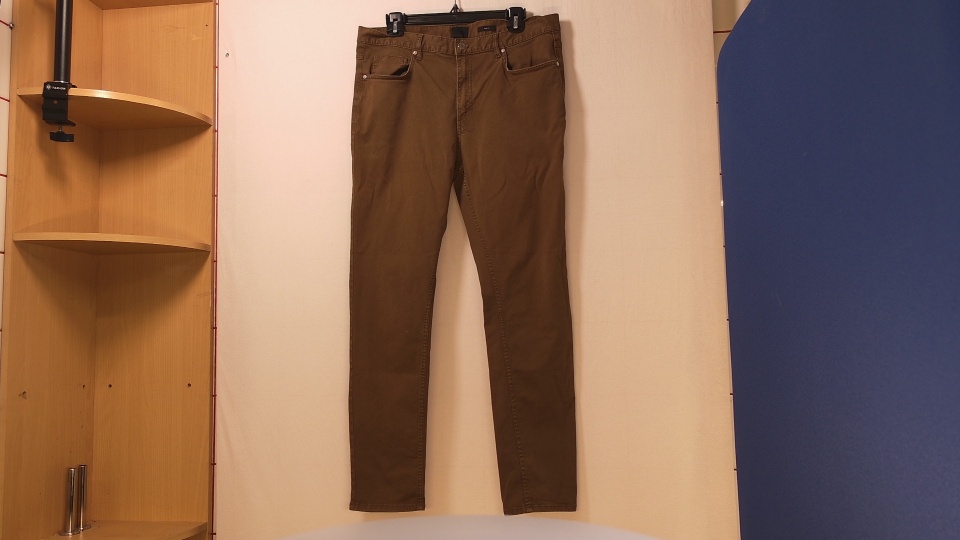 H&M slim fit ruskeat housut koko 34