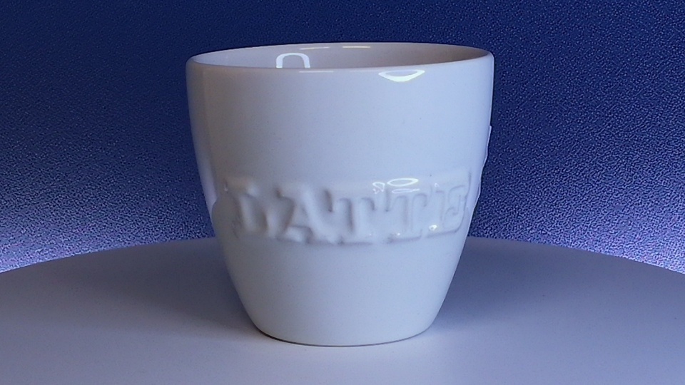Valkoinen muki Latte