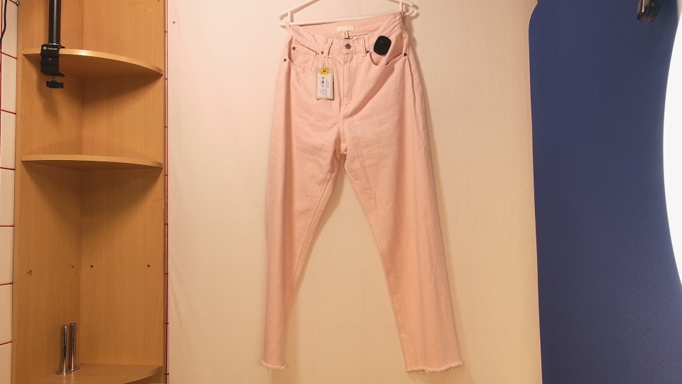 H&M vaaleanpunaiset farkut koko 38