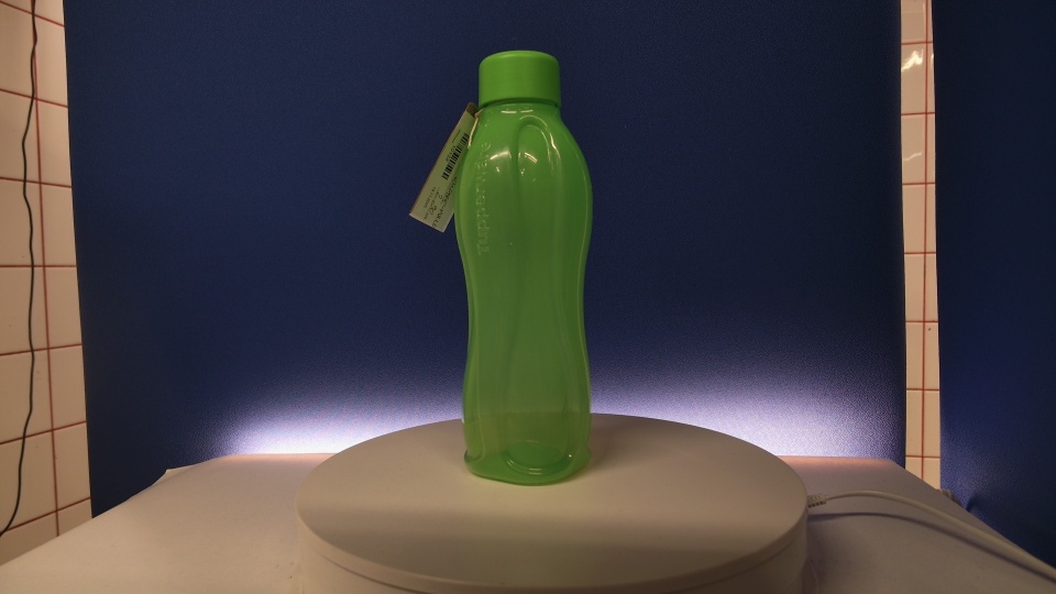 Vihreä Tupperware pullo